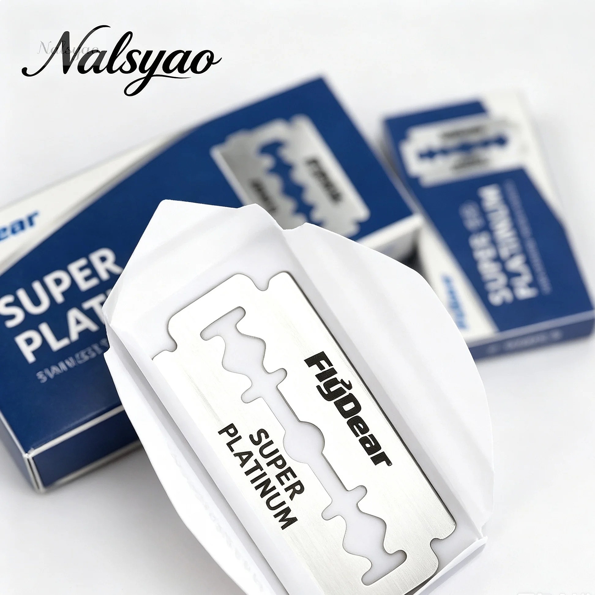 Safety Razor Handle - ขายส่ง ใบมีดโกนสองคมสำหรับผู้ชาย 30/50/100 ชิ้น โกนหนวดได้สะอาด ใบมีดโกนแบบใช้มือ