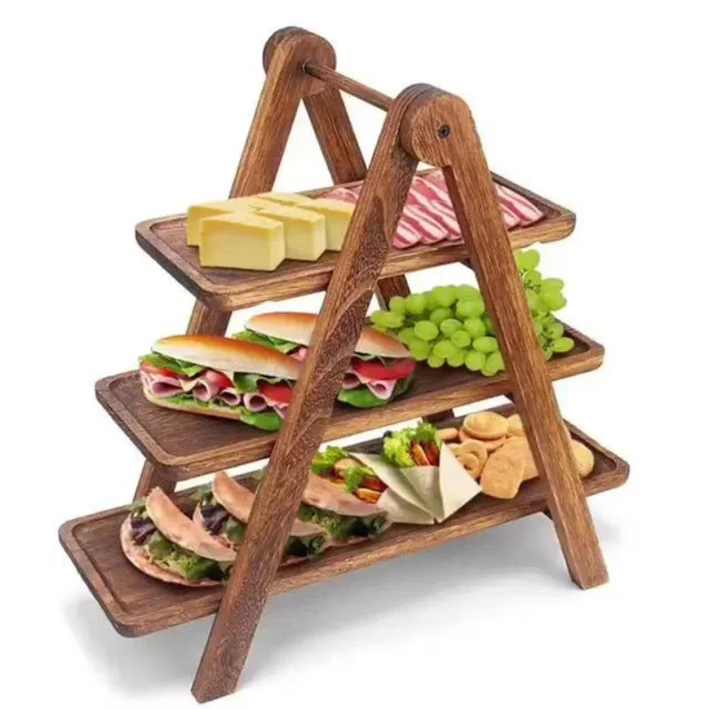 ถาดเสิร์ฟ 3 ชั้น ถาดไม้ตกแต่งห - Bamboo Cutlery บทวิจารณ์และราคา
