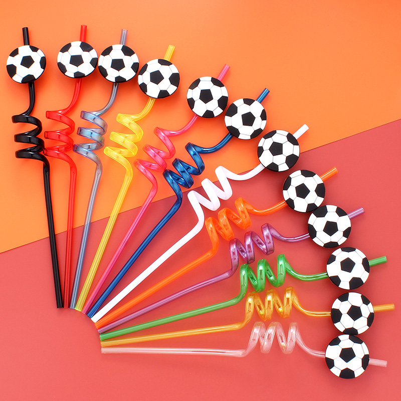 หลอดธีมฟุตบอล 12 ชิ้น, ปาร์ตี้ - Reusable Straw บทวิจารณ์และราคา