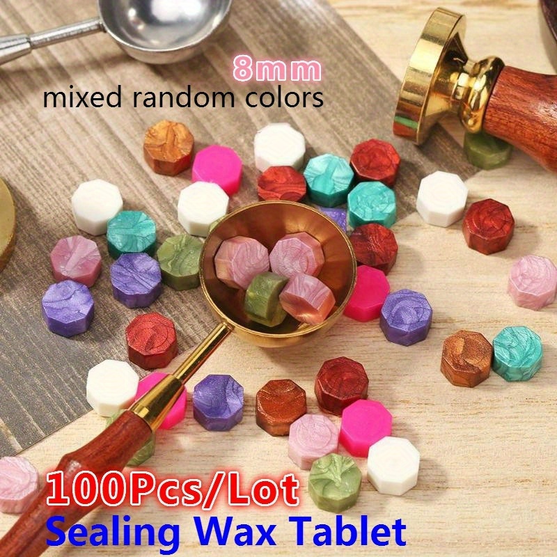 100 ชิ้น ลูกปัดตราประทับครั่งท - Beeswax Wrap บทวิจารณ์และราคา
