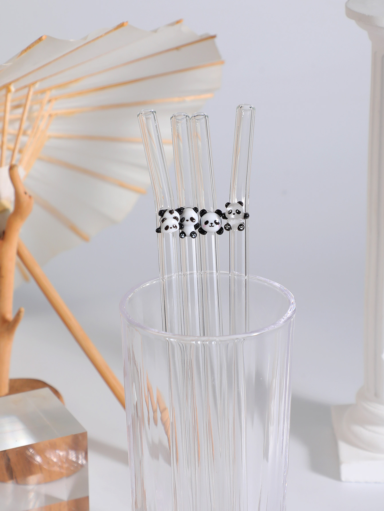 หลอดแก้วโค้งดีไซน์แพนด้า 4/7 ช - Reusable Straw บทวิจารณ์และราคา