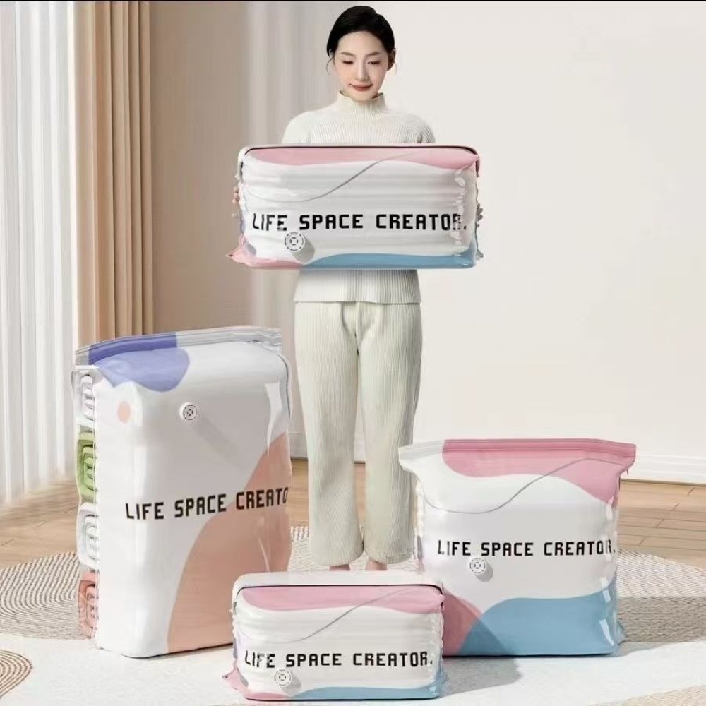 ถุงเก็บของสุญญากาศแบบกดปิดผนึก - Reusable Bag บทวิจารณ์และราคา