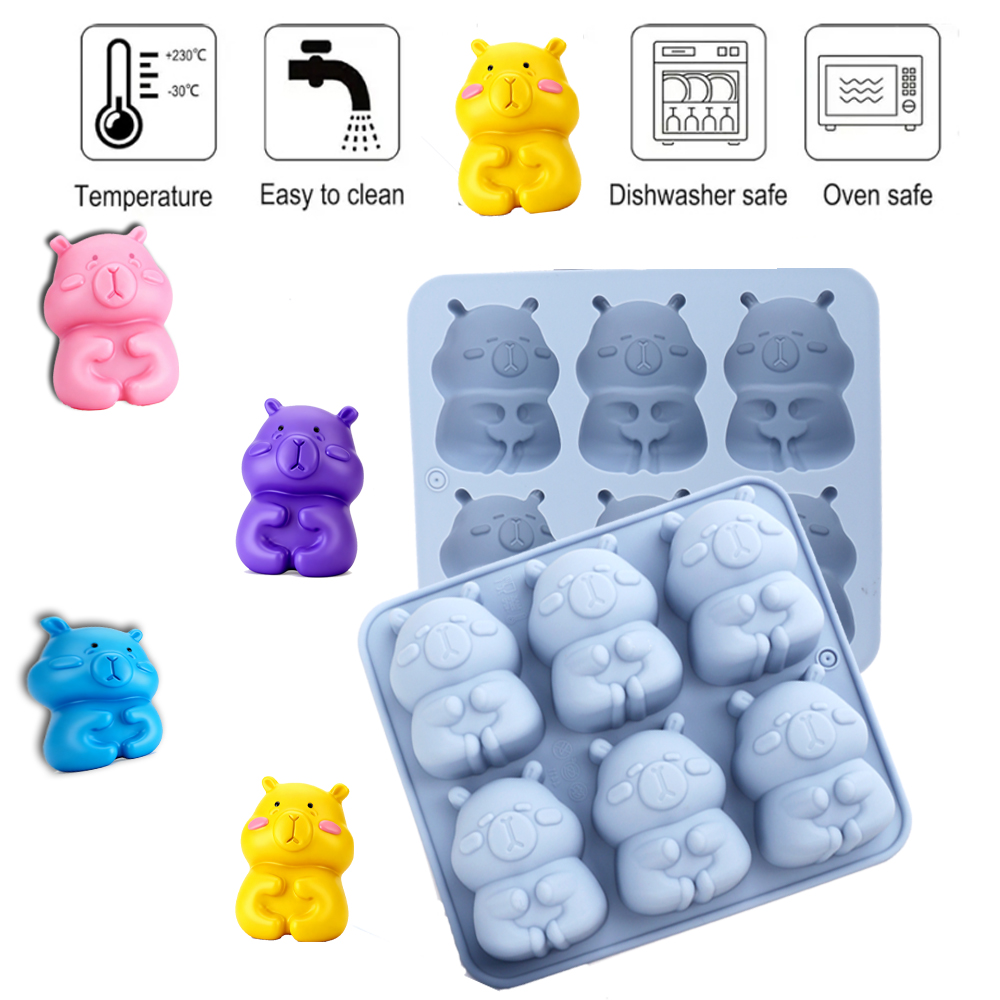 1 แม่พิมพ์ซิลิโคนรูปคาปิบาราสุ - Eco Soap บทวิจารณ์และราคา