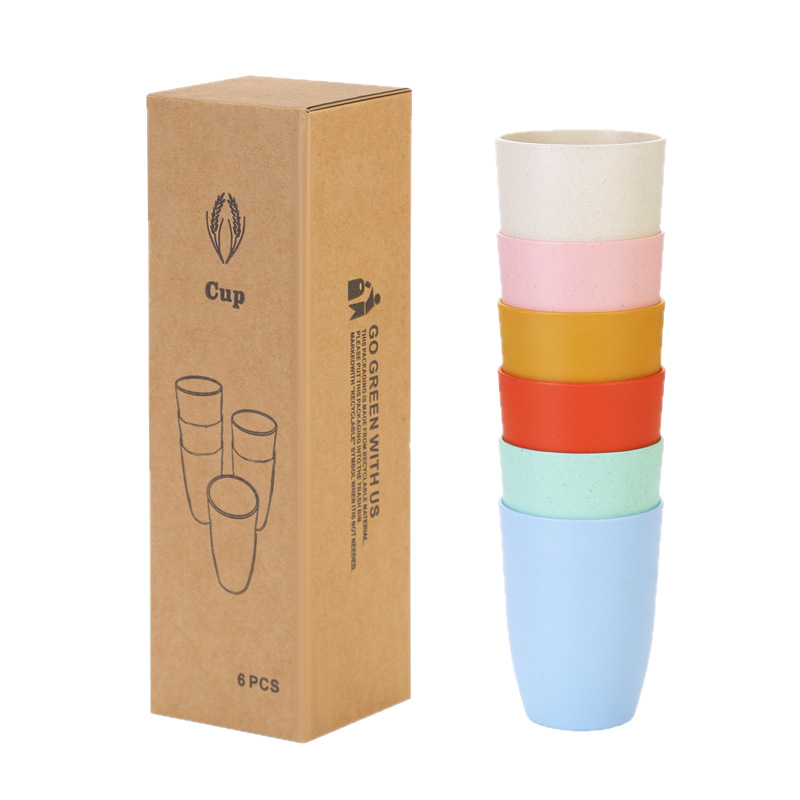 แก้วน้ำทำจากฟางข้าวสาลี 6 ชิ้น - Reusable Straw บทวิจารณ์และราคา