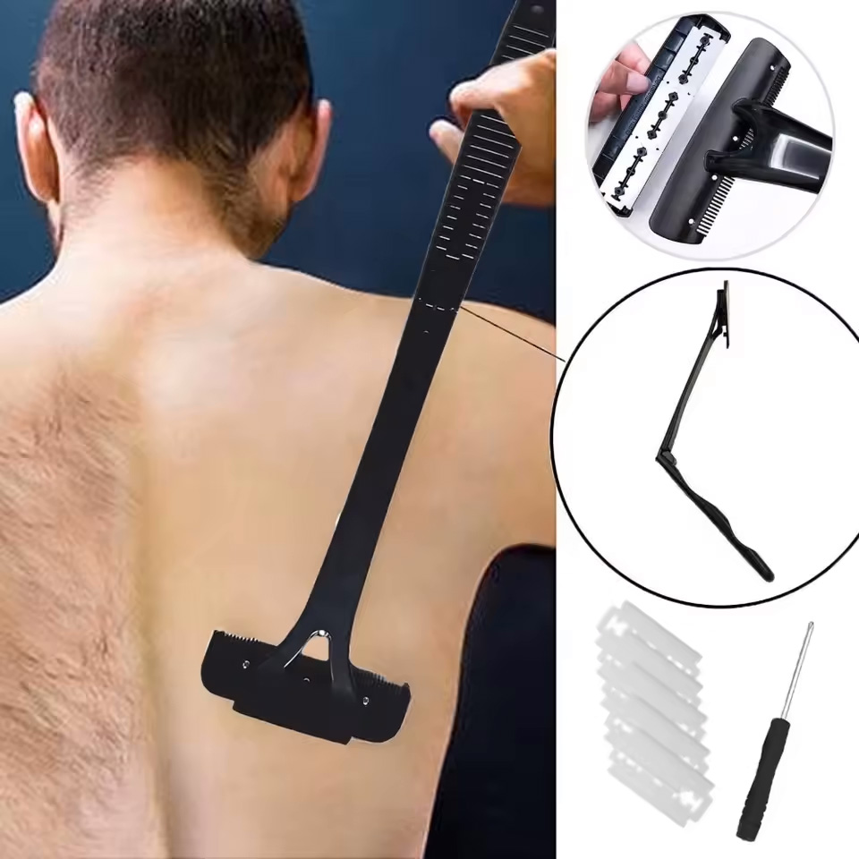 เครื่องโกนขนหลังสำหรับผู้ชาย,  - Safety Razor Handle บทวิจารณ์และราคา