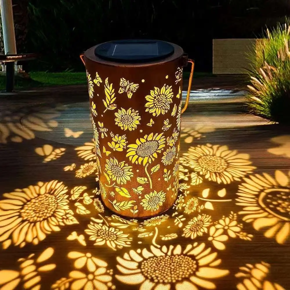 โคมไฟดอกทานตะวันและโคมไฟเงา กั - Solar Garden Light บทวิจารณ์และราคา
