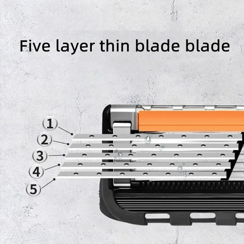 ใบมีดนิรภัยแบบเปลี่ยนได้ 5 ชั้ - Safety Razor Handle บทวิจารณ์และราคา