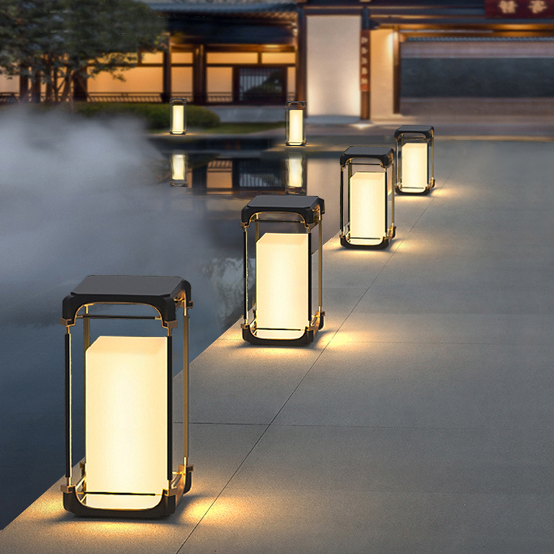 โคมไฟตั้งพื้นแบบมีแสงสว่าง โคม - Solar Garden Light บทวิจารณ์และราคา