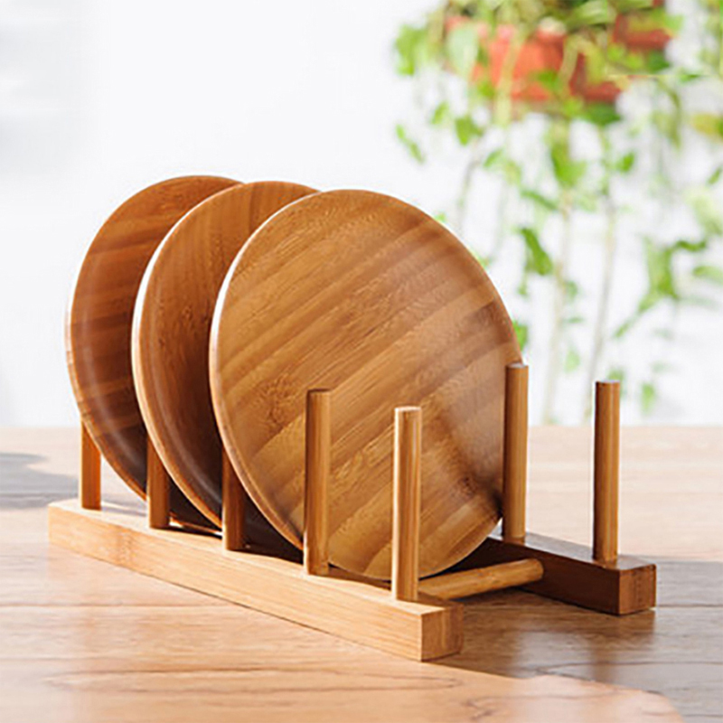 ห้องครัวDrainer Rackจานหม้อฝาป - Bamboo Cutlery บทวิจารณ์และราคา