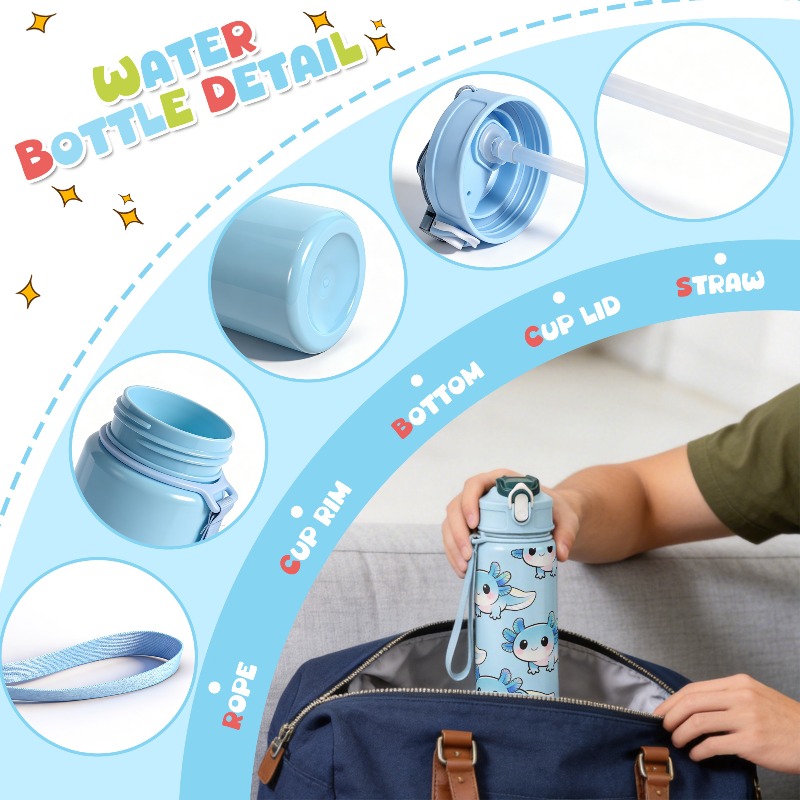 ขวดน้ำแบบใช้ซ้ำได้ ป้องกันการร - Reusable Straw บทวิจารณ์และราคา